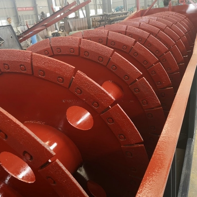 Doppelschroefde wasmachines voor het wassen van silicazand en grind met spiraalblaad van roestvrij staal
