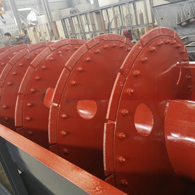 Complete rivierzandwasinstallatie met schroefclassificator Spiraal zandwasmachine