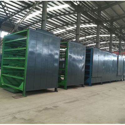 Ovendroger met grote capaciteit voor houtskoolbriquetten 14000 kg