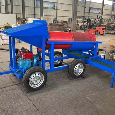 Goudmijnbouwapparatuur Kleinschalige roterende trommel trommel schermmachine voor placer goud