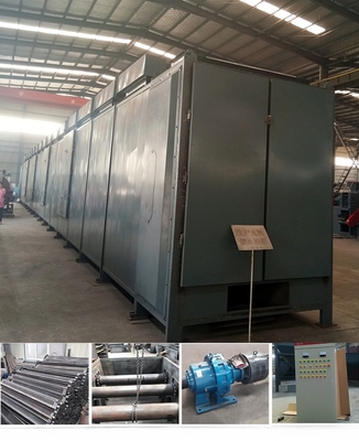 800 kg gewicht Industrial Mesh Belt Briquette Dryer voor het verwerken van houtskoolbriquettes