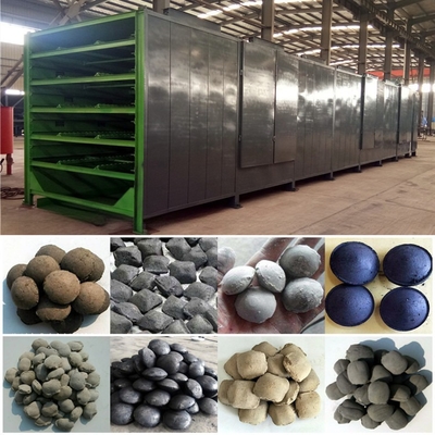 Barvorm Droog materiaal Steenkool briketten Continuous Production Conveyor Mesh Belt Dryer