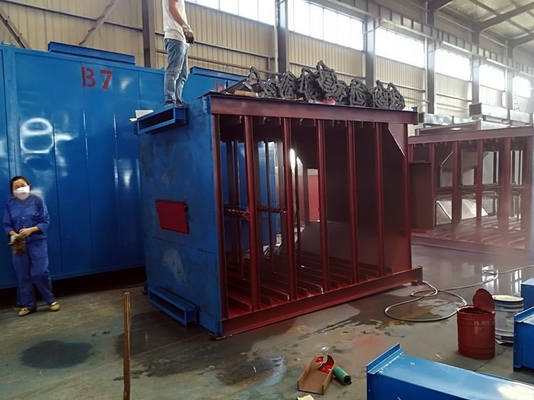 Barvorm Droog materiaal Steenkool briketten Continuous Production Conveyor Mesh Belt Dryer