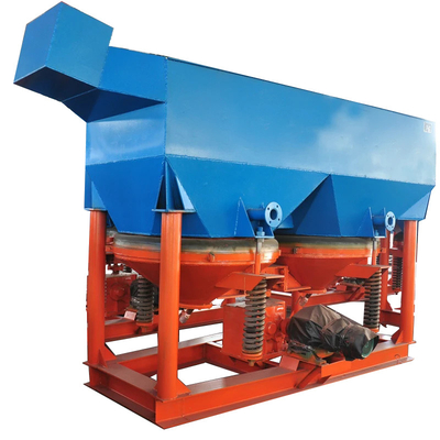 Jigger machine met zaagtandgolf en pulsator Jig machine scheiding voor scheiding