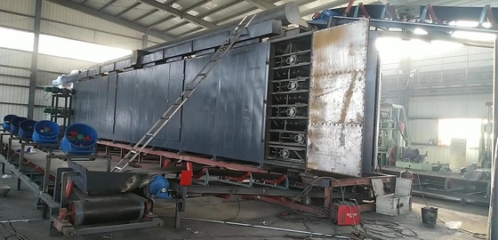 Continu productie Mesh Belt Dryer voor houtskool Houtskool Coke Briquettes Complete Plant