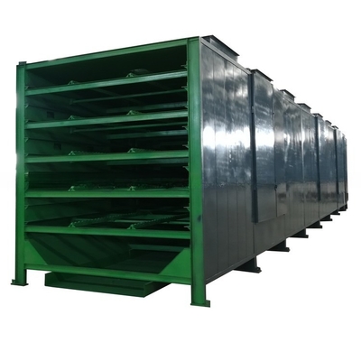 500-1000 kg/h Carbon Steel Houtskool Briquette Keten Plaat Dryer Mesh Belt Dryer met 1