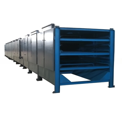 500-1000 kg/h Carbon Steel Houtskool Briquette Keten Plaat Dryer Mesh Belt Dryer met 1