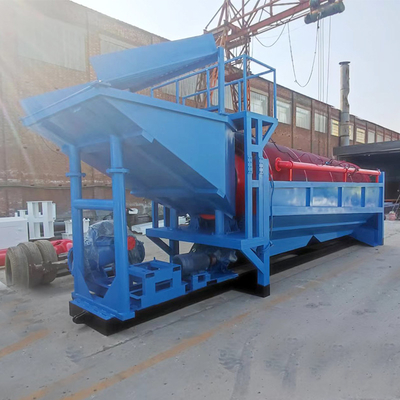 Alluviale Gold Wassen Mining Machine Mobiele Gold Trommel Screen voor betrouwbare resultaten