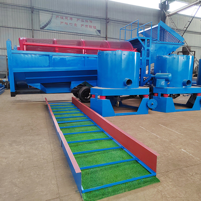 Alluviale Gold Wassen Mining Machine Mobiele Gold Trommel Screen voor betrouwbare resultaten