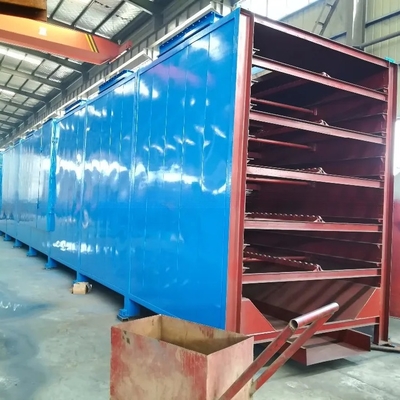Installatie Ingenieur's Guidance Double Layer Mesh Belt Dryer voor houtskool briquette