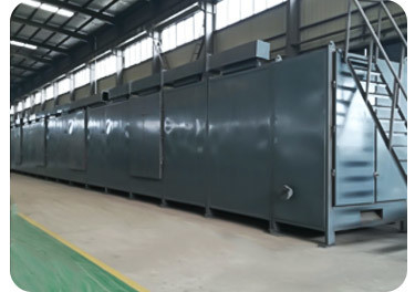 Continuous Conveyor Mesh Belt Dryer voor Moringa Bladeren en Peper 1620 KG Gewicht