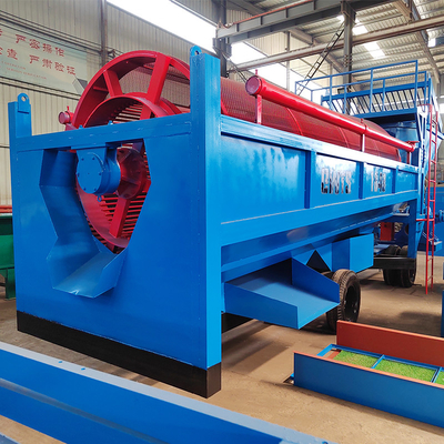 Voorraad Handleiding Goudmijnbouw Trommelapparatuur 380v/415v/440v Mobiele Goudtrommel Scherm