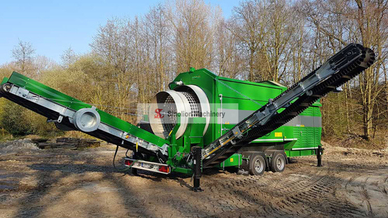 Professionele mobiele roterende schermapparatuur voor energiewinning 3-45 kW Exporteur