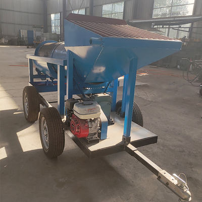 Grote capaciteit 520 KG Capaciteit Kleine goudtrommel voor 5-10 t/h Alluviale goudwinning