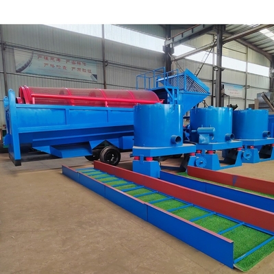 380v/415v/440v mobiele gouden trommel scherm met roestvrij staal materiaal en sluis doos