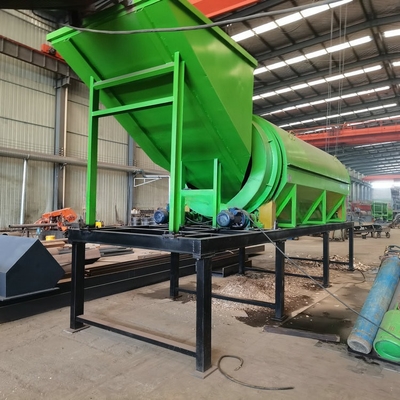 Compostverwerkingstrommel scherm met cirkelvormig ontwerp en voedingsgrootte kleiner dan 300 mm
