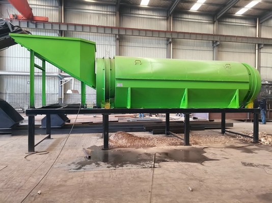 Compostverwerkingstrommel scherm met cirkelvormig ontwerp en voedingsgrootte kleiner dan 300 mm