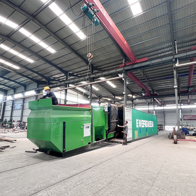Gravity Separator Waste Recycling Trommel Screen Machine voor stedelijk vaste afval