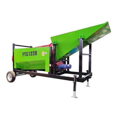 Afscheidingsschermmachine Rotary Firewood Trommel Drum Sifter Sieve Screen