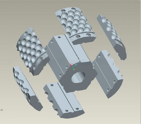 Spareonderdelen voor steenkoolrolbriketteringsmachine schroefvoersysteem en rolhuls