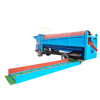 Gravity Separator Mobile Diamond Gold Soil Wash Plant 4-22KW voor product