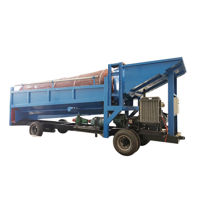 Gravity Separator Mobile Diamond Gold Soil Wash Plant 4-22KW voor product