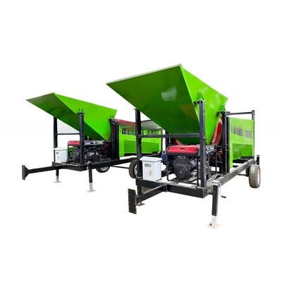 Machine van het het Schermmachine 500*500*550mm van de Koolstofstaal Op zwaar werk berekende Industriële Trommel Roterende Trommel