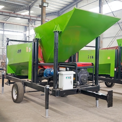 Machine van het het Schermmachine 500*500*550mm van de Koolstofstaal Op zwaar werk berekende Industriële Trommel Roterende Trommel