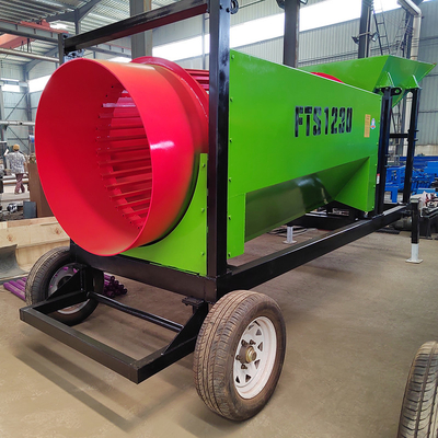 Machine van het het Schermmachine 500*500*550mm van de Koolstofstaal Op zwaar werk berekende Industriële Trommel Roterende Trommel