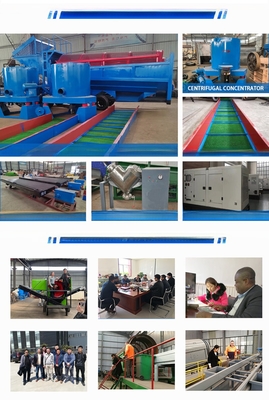 1000*6000 Alluvial Sand Gold Washing and Sluice Box met 98% herstelpercentage