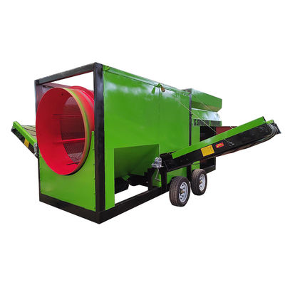 Verbeter uw ertsverwerking met mobiele compost tumbler trommel trommel scherm 4*2.1*2.7m