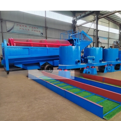 Spanning 380V/415V/440V Mijnbouwmachine Industrieel Rotary Screen Wassen Goud Mobile Trommel Screen
