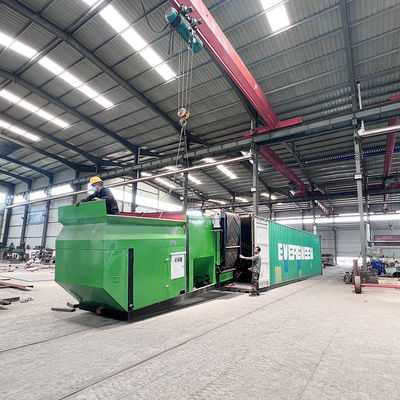 Papier Houtsplinten Plastic compost en bodem Topsoil Mobiele trommel Scherm Voedingsgrootte Minder dan 300 mm