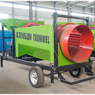 Voedingsgrootte Minder dan 300 mm Shaftless Roller Sand Screen Machine voor blauwe steen