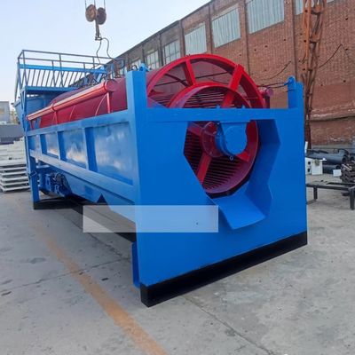 Alluvial Placer River Gold Washing Trommel Screen met een voedingsgrootte van minder dan 300 mm