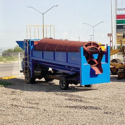De 650 KG trommelmachine en de goudtrommelwasmachine voor de mulchproductie in Mexico