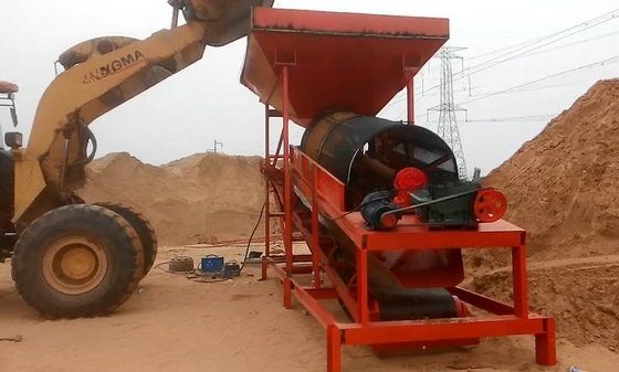 Bouwwerken Rotary Trommel Drum Sifter Sieve Drum Screening Machine voor de mijnbouw
