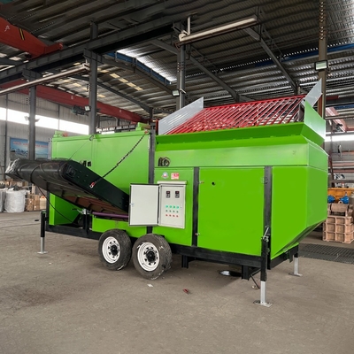 1200 mm diameters mobiele composttrommel scherm voor het composterproces