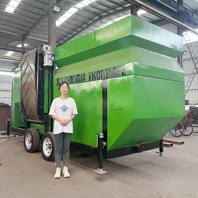 2023 Jaar Rotary Soil Screener Trommel Sieve voor mobiele compost screening plant