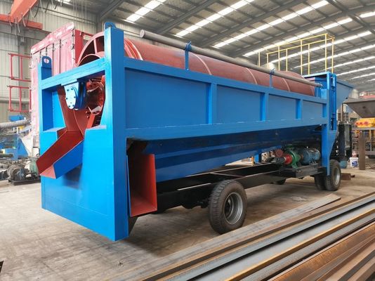 Goudtrommel-screeningstoestellen voor alluviale goudwasinstallaties