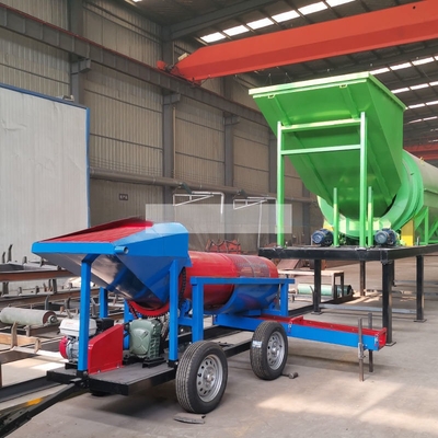 Mini Tromel Draagbare goudmijnbouw Trommel schermwasinstallatie met hoge capaciteit