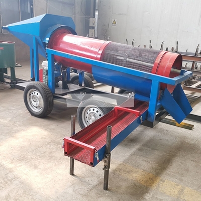 Mini Tromel Draagbare goudmijnbouw Trommel schermwasinstallatie met hoge capaciteit