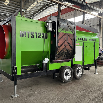 Sprial-separator afhankelijk van brandhout chip trommel scherm voor mobiele houtchip zaagsel beste