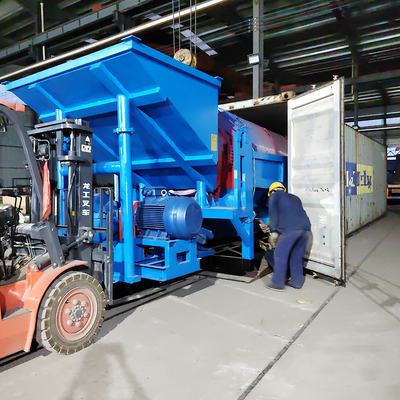 Draagbare mini-goudwasmachine voor alluviale goudplanten Aanpasbare ontladingsgrootte