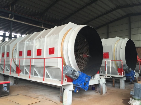 Energie Mijnbouw Stedelijk afval Sorteren en recyclen Machines Shaftless Garbage Trommel Screen