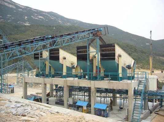 YK-serie Zandgravel Screening Plant Vibrating Screen Separator voor Rotary Aggregate