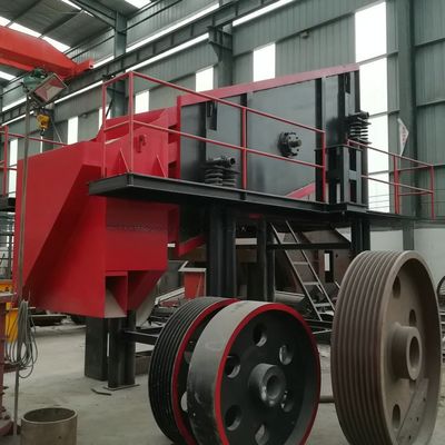 Draagbare cirkelvormige vibratiefilter voor mijnbouw met een capaciteit van 1400-12000 kg