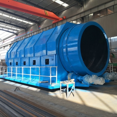 Afvalrecyclinginstallatie met rubberen balreinigingssysteem met voedingsmaat kleiner dan 300 mm
