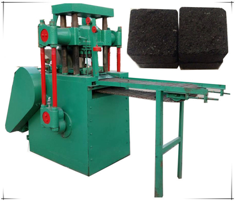 Steenkool en houtskool grondstof 25*25*25mm Shisha Briquette Punching Press Machine