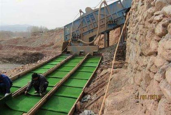 15m*1m*30mm Plastic Mat voor Gold Rush Mining Sluice Box Alluviaal goud Synthetisch gras